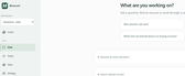 Memcell identity, NexaSense sales workspace, navigation and suggested prompts.